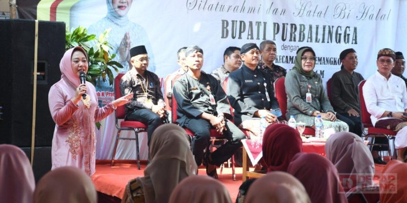 Halal Bi Halal di Kemangkon, Bupati Tiwi Ajak Bersama Entaskan AUSTS